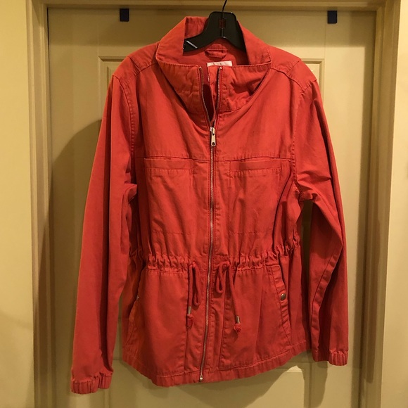 Adorable coral Old Navy jacket - Picture 2 of 7